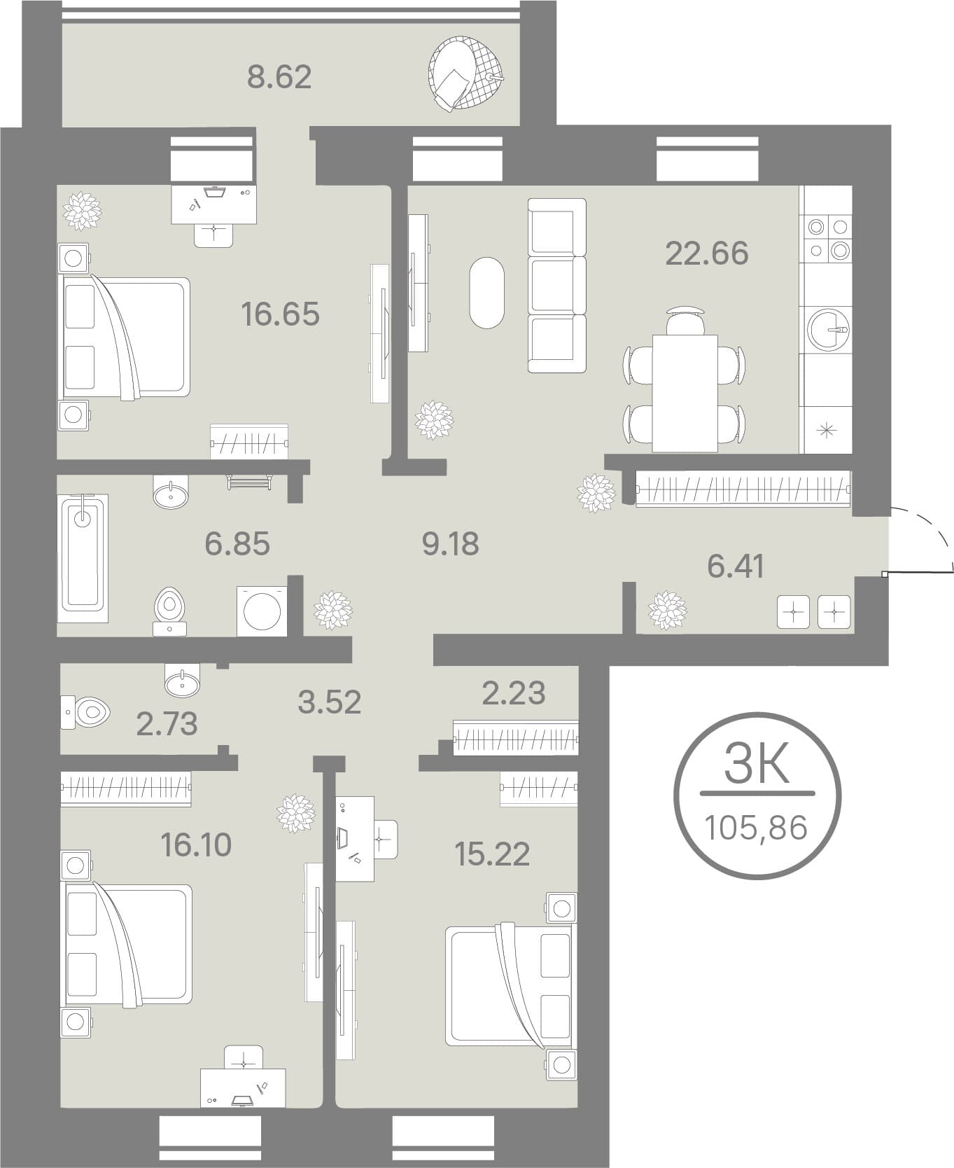 план помещения