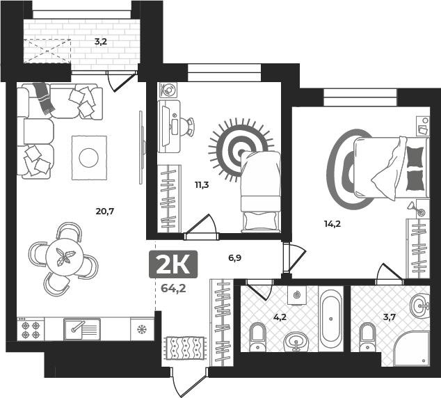 план помещения