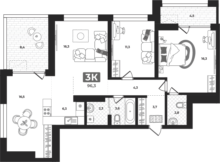 план помещения