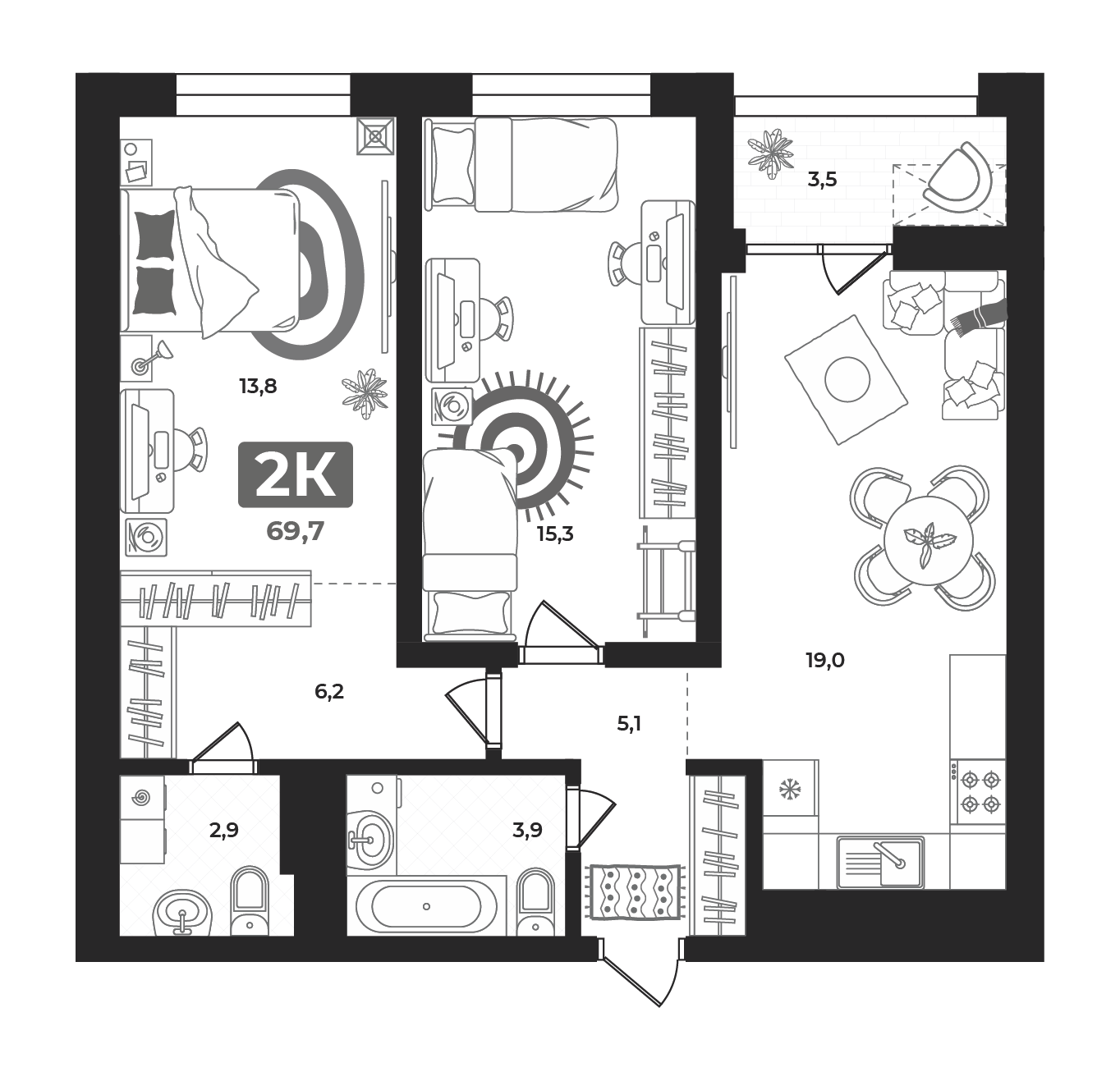 план помещения