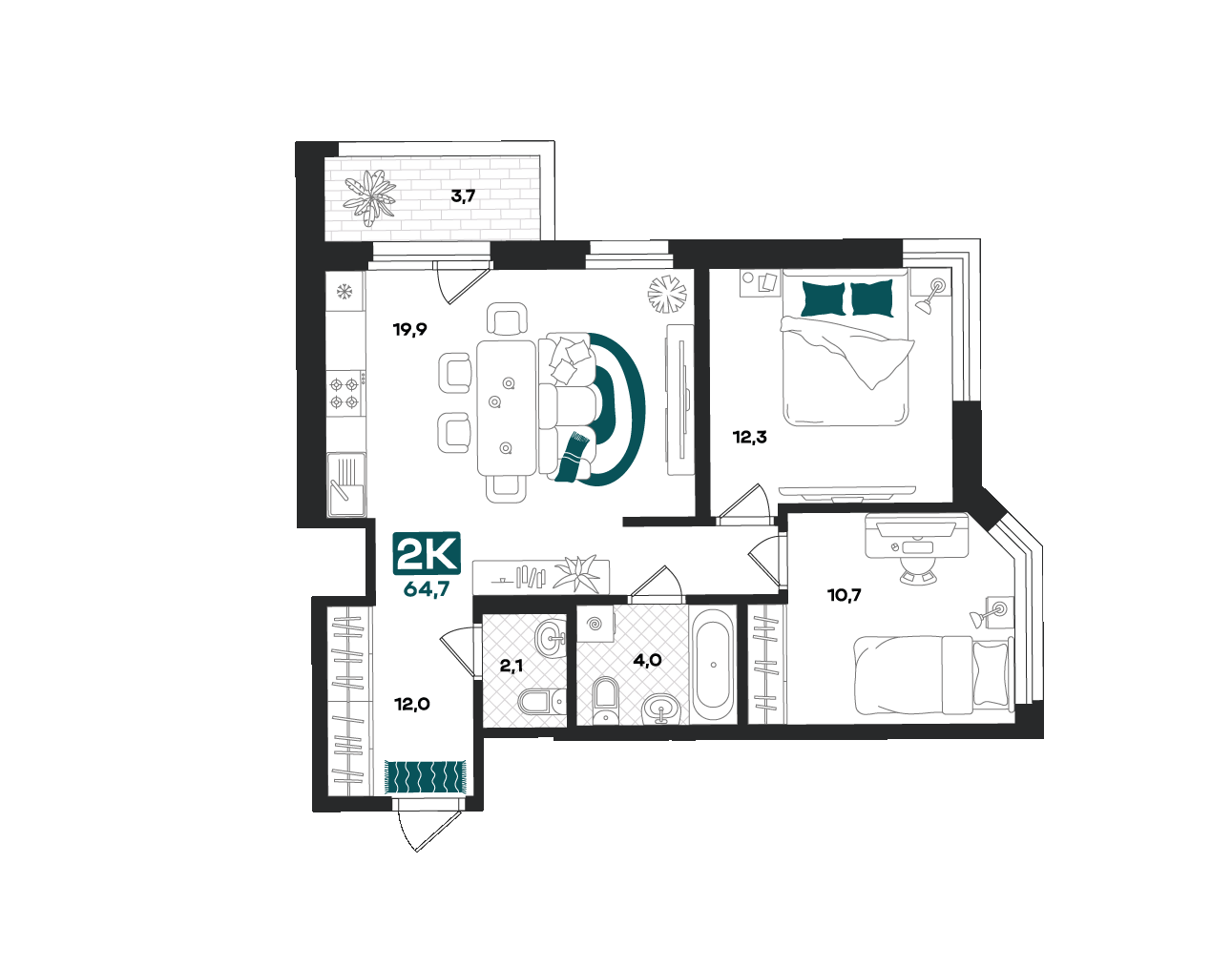 план помещения