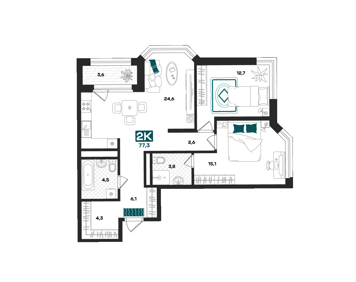 план помещения