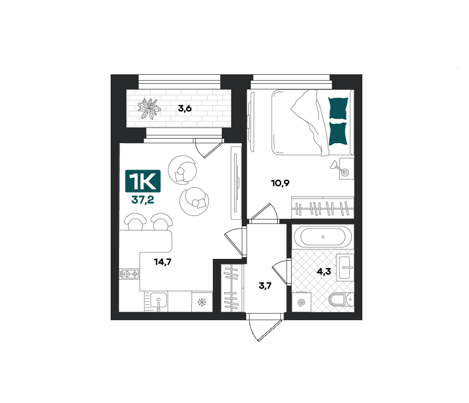 план помещения