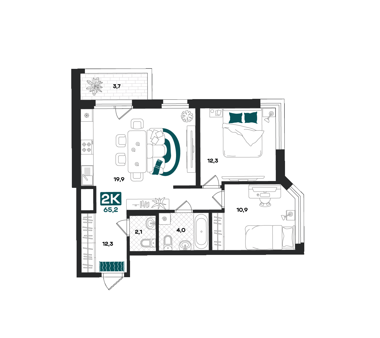 план помещения