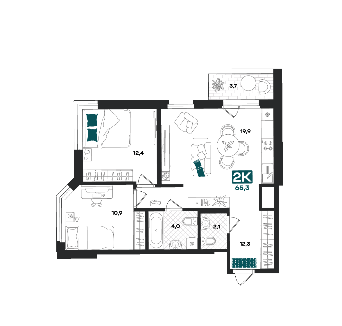 план помещения