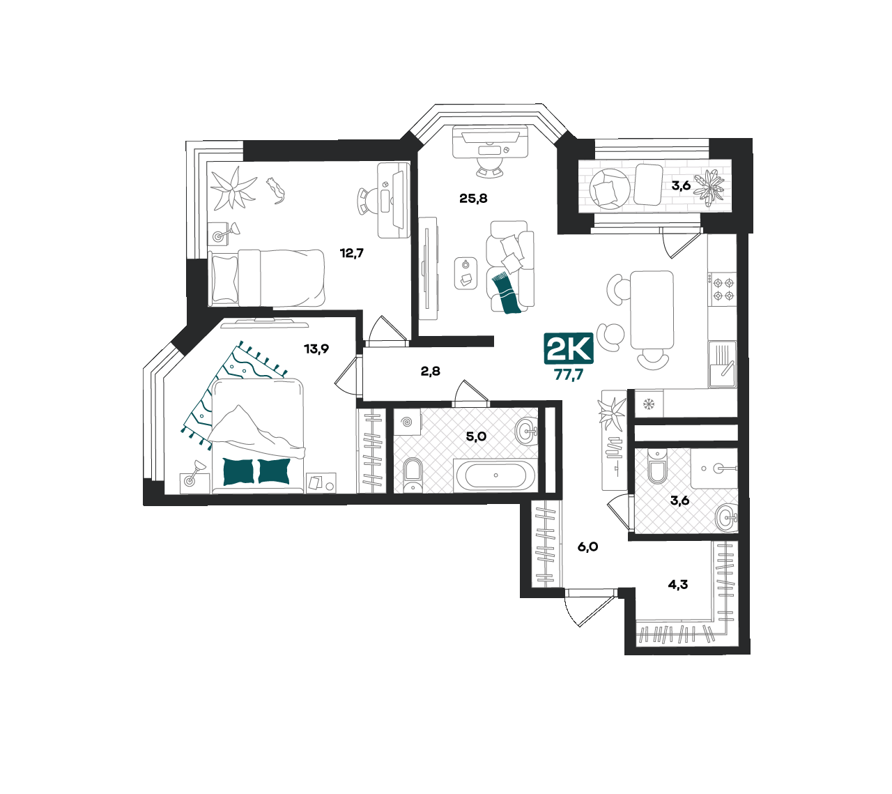 план помещения