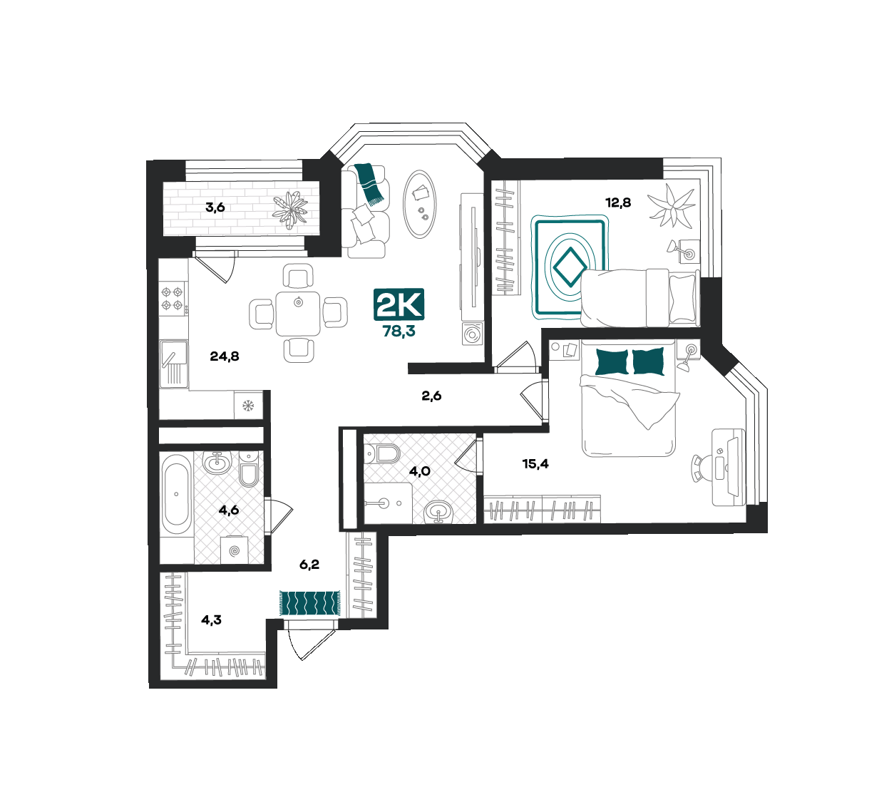 план помещения