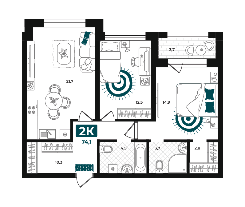 план помещения