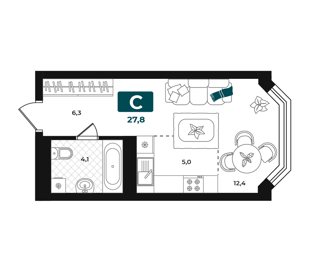 план помещения