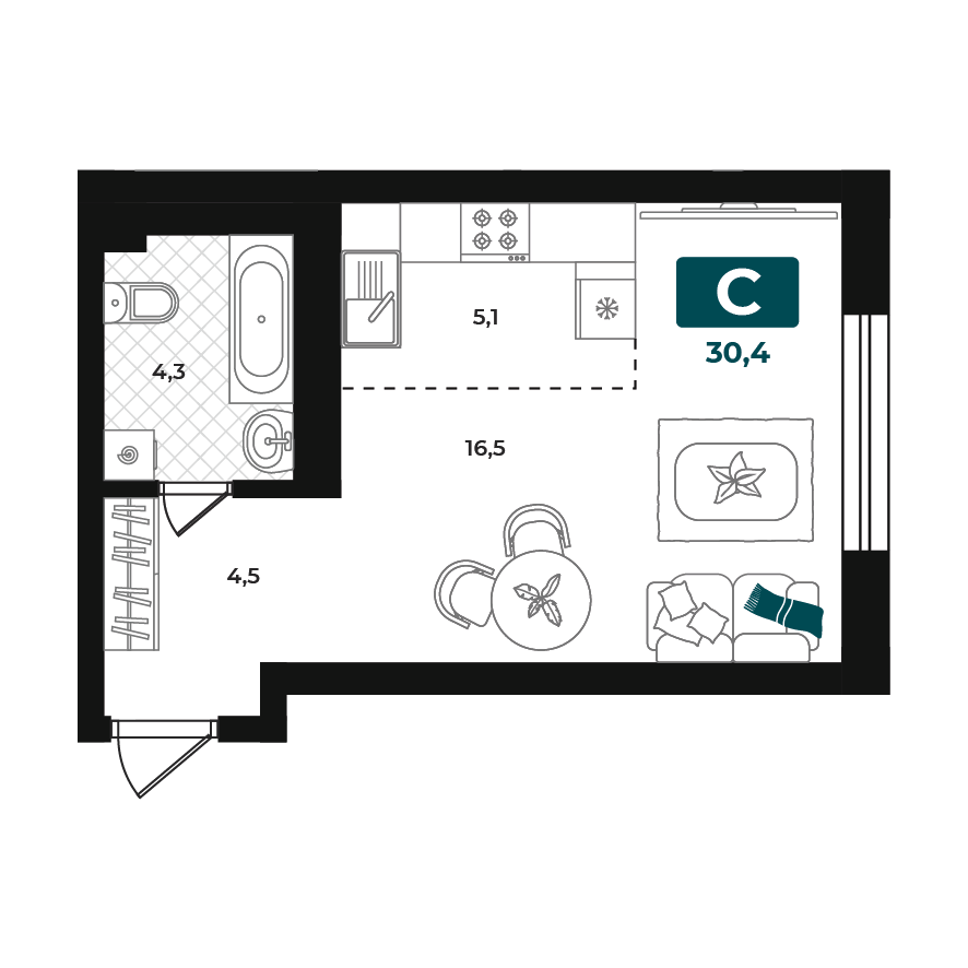 план помещения